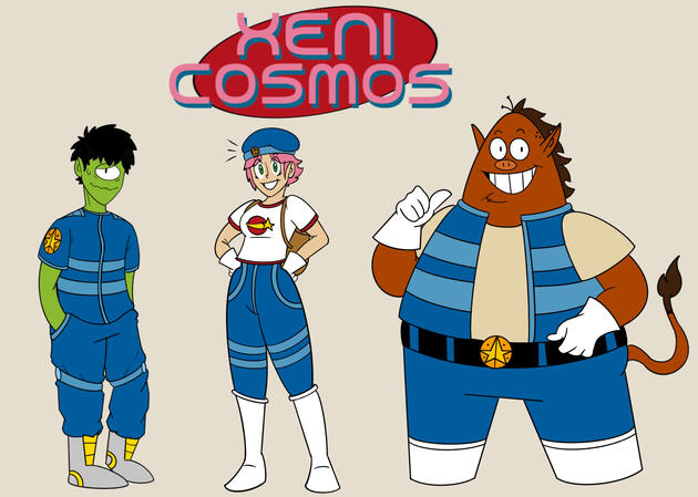 Xeni, Artie and Krill